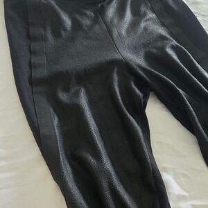 BCBGMaxAzria Black Textured Leggings